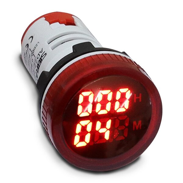 Horímetro Digital Ad22 0-999h 220vca | Vermelho